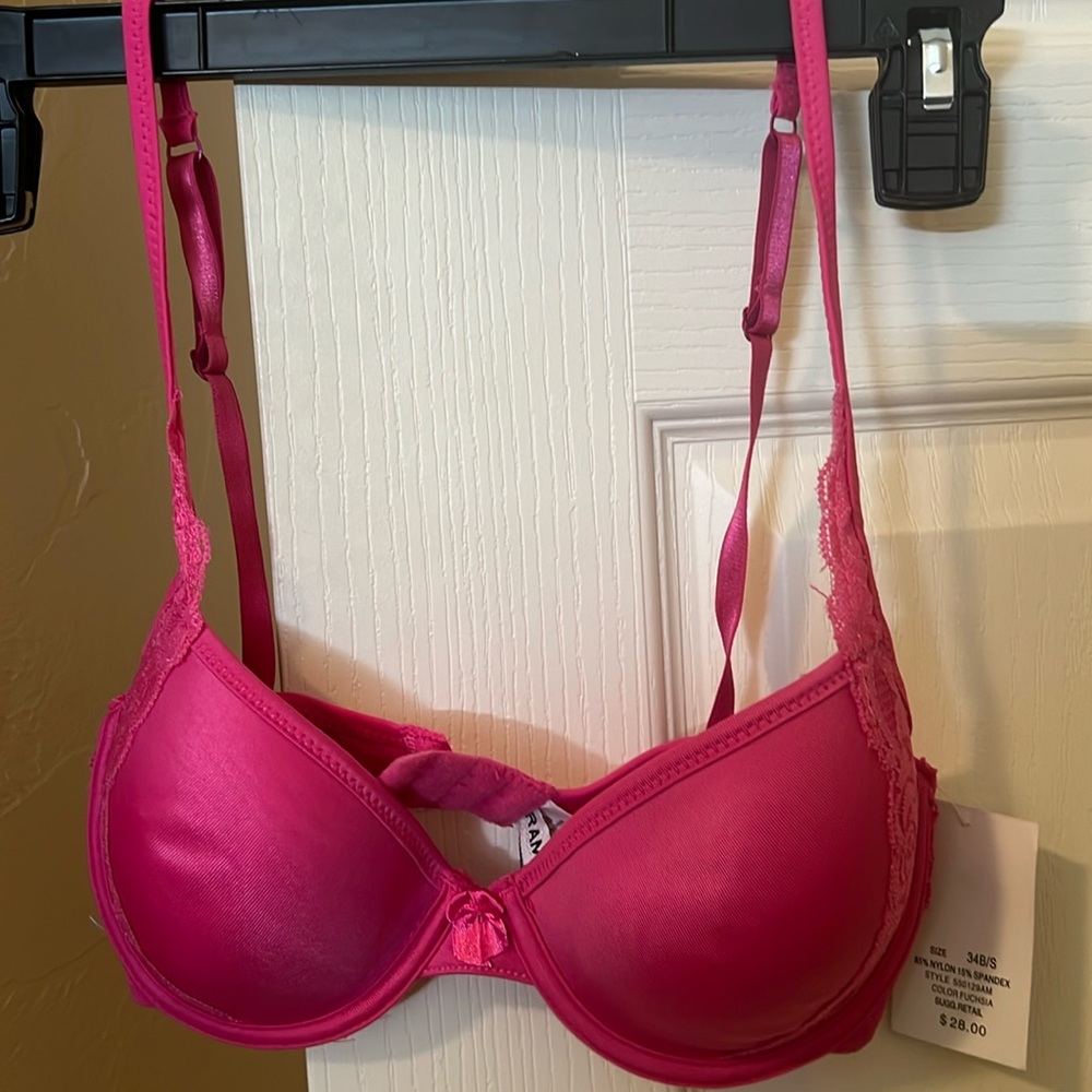 Pretty pink bra